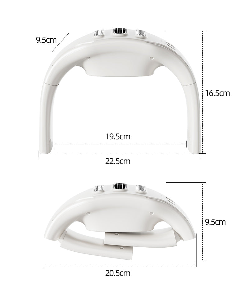 Foldable Desk Hand Warmer – 3-Level PTC Ceramic Heater for Keyboard & Mouse