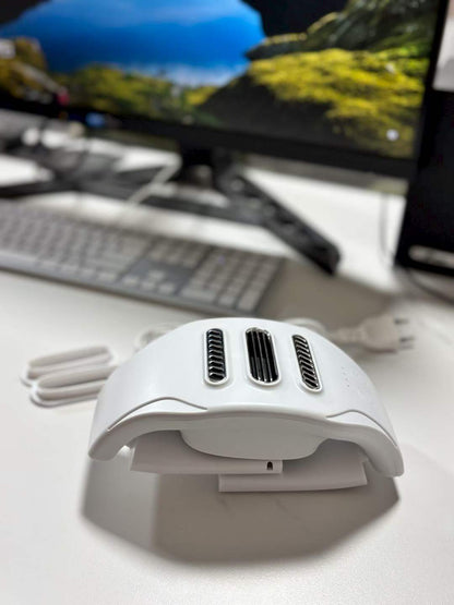 Foldable Desk Hand Warmer – 3-Level PTC Ceramic Heater for Keyboard & Mouse